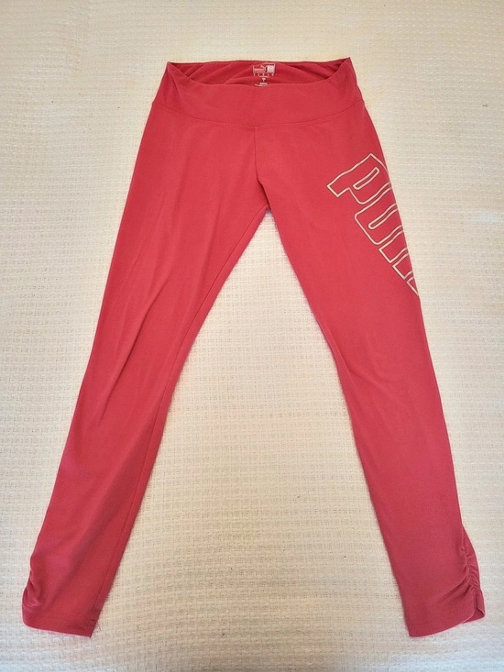 Puma dryCELL leggings Athletic Leggings in Coral Size Medium